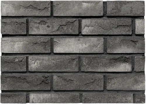 BrickWell Фасадная плитка Traditional Графит с белой патиной WDF 210х65х15мм 0.86м2/уп 61шт/м2 купить в Санкт-Петербурге