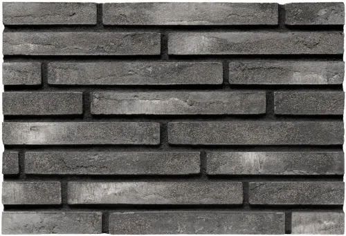 BrickWell Фасадная плитка Traditional Графит с белой патиной Ригель 310х40х20мм 0.72м2/уп 63шт/м2 купить в Санкт-Петербурге