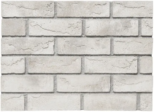 BrickWell Фасадная плитка Traditional Ультрабелый с патиной WDF 210х65х15мм 0.86м2/уп 61шт/м2 купить в Санкт-Петербурге