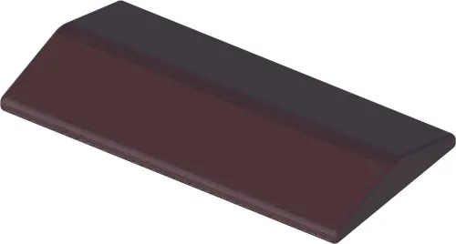 БЕТ-А Оголовник пролетный 620х250х50мм 8017 (коричневый) 60шт/пд купить в Санкт-Петербурге
