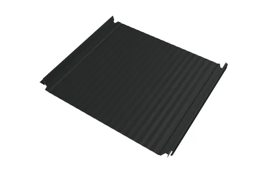 Кликфальц Double Pro Gofr GL 0.50мм 7016 (антрацитово-серый) Satin с пленкой на замках {длины по спецификации} купить в Санкт-Петербурге