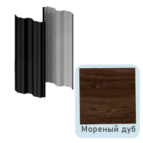 Штакетник МП М-111-Т прямой 0.50мм Ecosteel {длины по списку} купить в Санкт-Петербурге