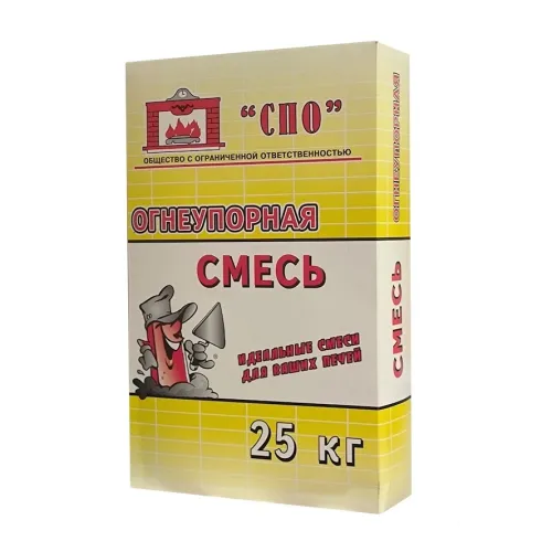 Боровичи 25кг Смесь кладочная огнеупорная купить в Санкт-Петербурге