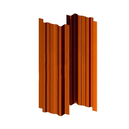 Штакетник МП LАNE-T прямой 0.50мм Copper (медный) Agneta {длины по списку} купить в Санкт-Петербурге