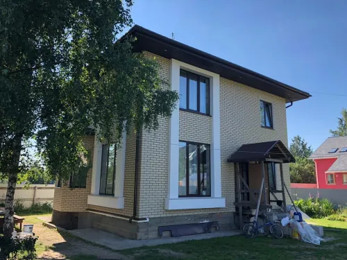 Термопанель рядовая ЕВРОПА ППС с плиткой АВС Objekta Beige genarbt 1000х650х60мм (0.65м2) купить в Санкт-Петербурге