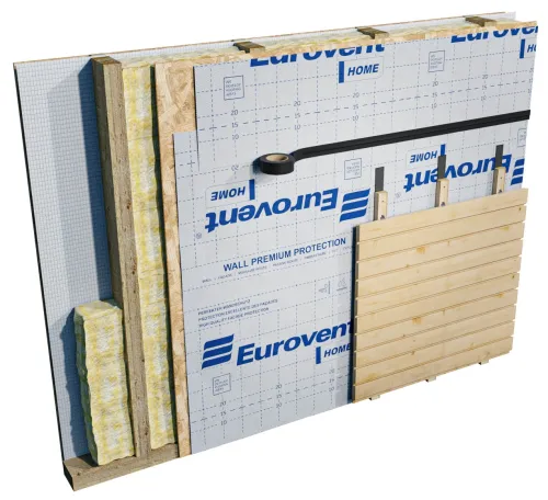 Диффузионная мембрана Eurovent Home 1.5х50м 75м2 купить в Санкт-Петербурге