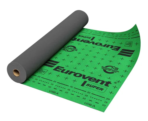 Диффузионная мембрана Eurovent Super SK2 1.5х50м 75м2 купить в Санкт-Петербурге