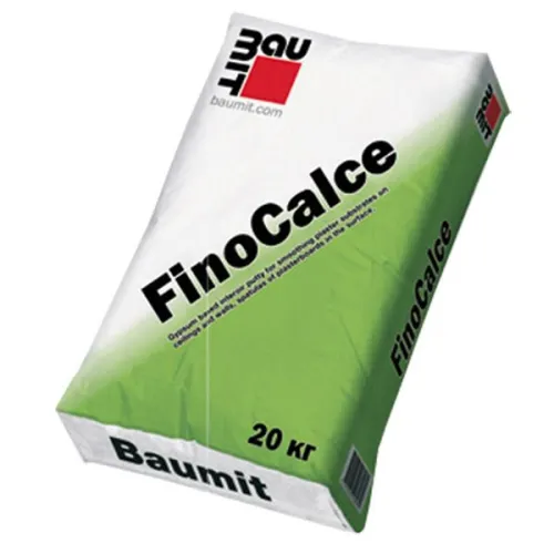 Baumit FinoCalce 20кг Шпатлевка (смесь) известково-цементная белый купить в Санкт-Петербурге