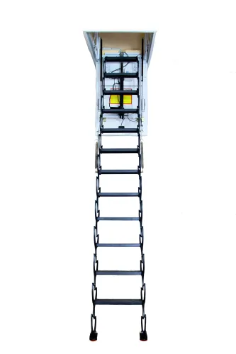 Лестница ножничная металлическая LOFTSTEP LCS-E (CH) 80х120х300см Fakro купить в Санкт-Петербурге