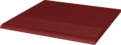 Ступень без капиноса с насечками Natural rosa duro структурная 300х300х8.5мм Paradyz 13шт/уп купить в Санкт-Петербурге