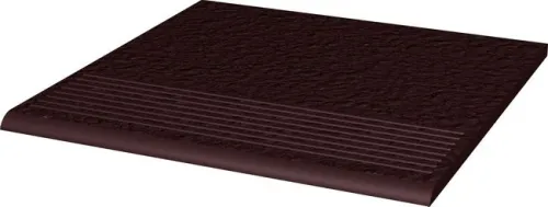 Ступень без капиноса с насечками Natural brown duro структурная 300х300х8.5мм Paradyz 13шт/уп купить в Санкт-Петербурге