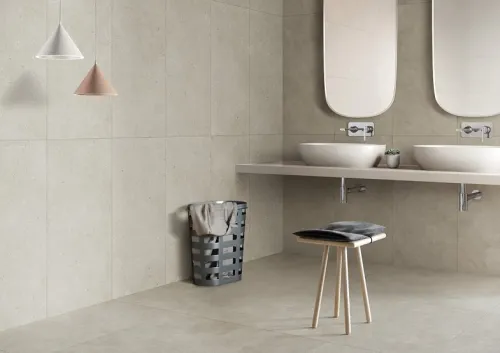 Керамогранит FlakeCement 120х60х0.8 Кремовый нат. (2шт/уп/1.44м2) VitrA купить в Санкт-Петербурге