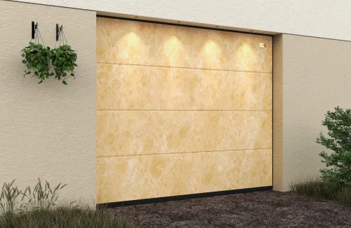 Ворота гаражные секционные Prestige Lux L-гофр smooth 4000х2250мм ALUTECH купить в Санкт-Петербурге