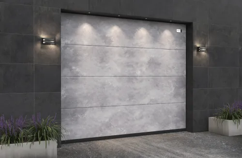 Ворота гаражные секционные Prestige Lux L-гофр smooth 2500х2250мм ALUTECH купить в Санкт-Петербурге