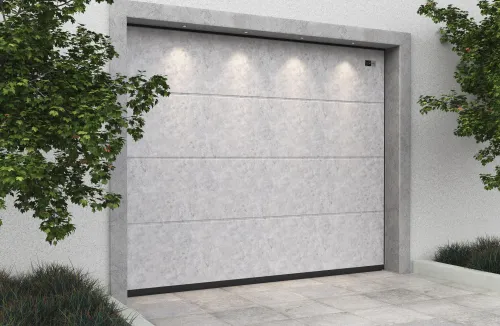 Ворота гаражные секционные Prestige Lux L-гофр smooth 2500х2250мм ALUTECH купить в Санкт-Петербурге