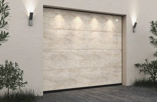Ворота гаражные секционные Prestige Lux L-гофр smooth 2500х2125мм ALUTECH купить в Санкт-Петербурге