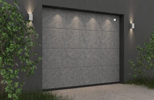 Ворота гаражные секционные Prestige Lux L-гофр smooth 2500х2125мм ALUTECH купить в Санкт-Петербурге