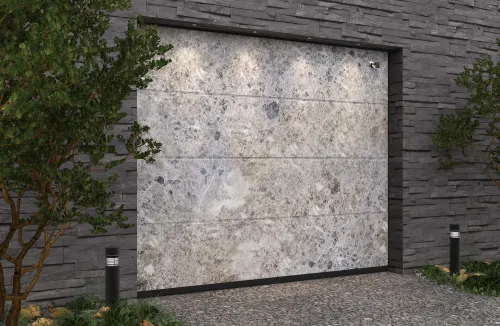 Ворота гаражные секционные Prestige Lux L-гофр smooth 2500х2125мм ALUTECH купить в Санкт-Петербурге