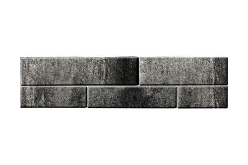 BRAER Тротуарная плитка Домино Color Mix Ночь 60мм двухслойный 11,29м2/пд купить в Санкт-Петербурге