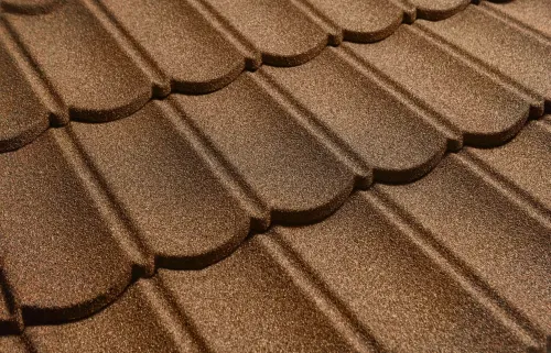 Черепица композитная 0.40мм 1340х420мм CM ROOF BOND COFFEE (кофе) купить в Санкт-Петербурге