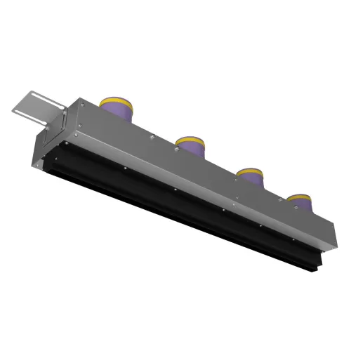 Щелевой диффузор в гипрок с КСД на 4 прямых выхода VPNDG/F 1000/75х4 Provent купить в Санкт-Петербурге