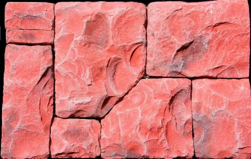 Искусственный камень Утес красный 0.5м2 CraftStone купить в Санкт-Петербурге