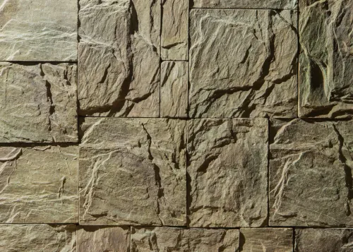 Искусственный камень Холодная лава зеленый 1м2 CraftStone купить в Санкт-Петербурге