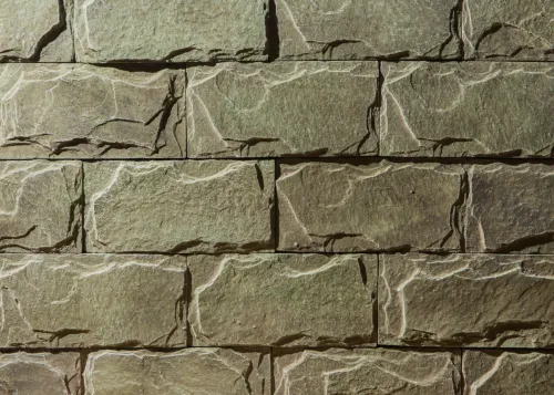 Искусственный камень Сланец мини 195х95мм зеленый 1м2 CraftStone купить в Санкт-Петербурге