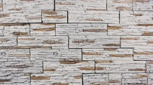 Искусственный камень Лайт Танвальд мини 370х90мм белый 0.8м2 CraftStone купить в Санкт-Петербурге