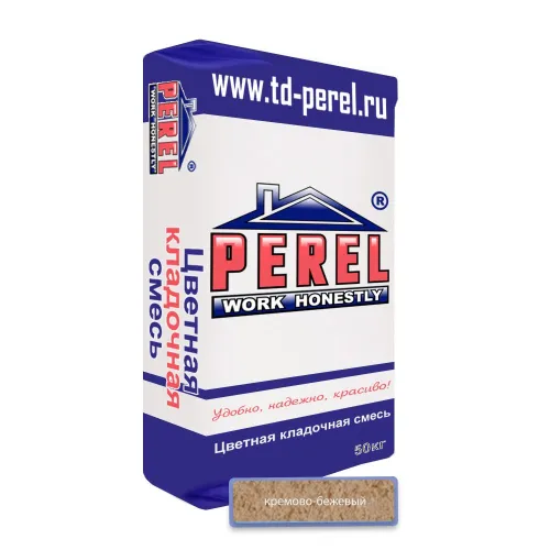 Цветная кладочная смесь "PEREL" SL 0025 (кремово-бежевая), 50 кг купить в Санкт-Петербурге