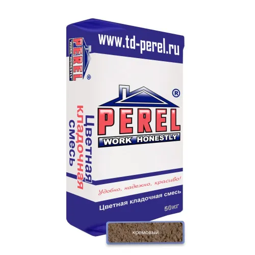 Цветная кладочная смесь "PEREL" NL 0140 (кремовый), 50 кг купить в Санкт-Петербурге