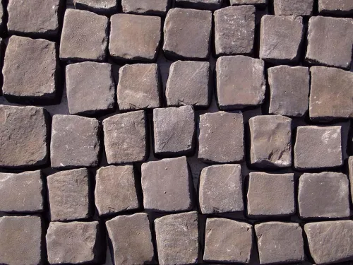 Плитка тротуарная Габбро микс коричневый CraftStone купить в Санкт-Петербурге