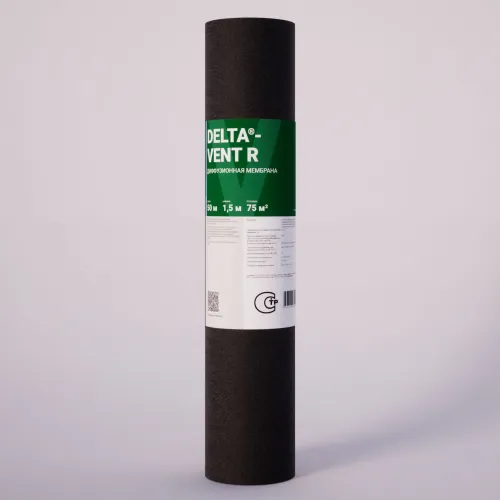 Диффузионная мембрана DELTA VENT R 1.5х50м 75м2 купить в Санкт-Петербурге