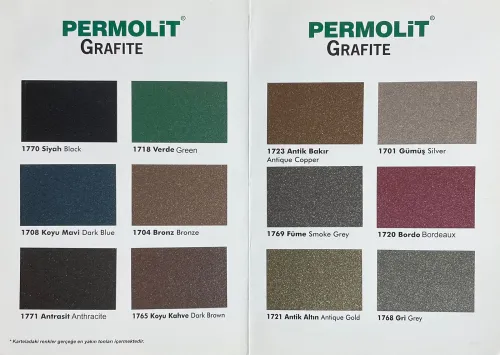 GRAFİTE 0.65л краска для металла эпоксидная графитовая PERMOLIT купить в Санкт-Петербурге