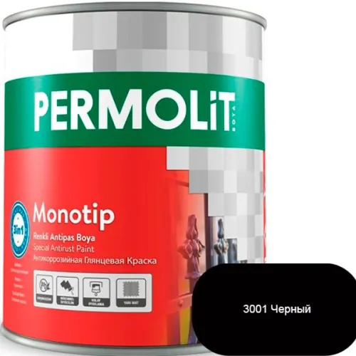 MONOTIP 2.5л краска глянц антикоррозионная 3в1 parlak PERMOLIT купить в Санкт-Петербурге
