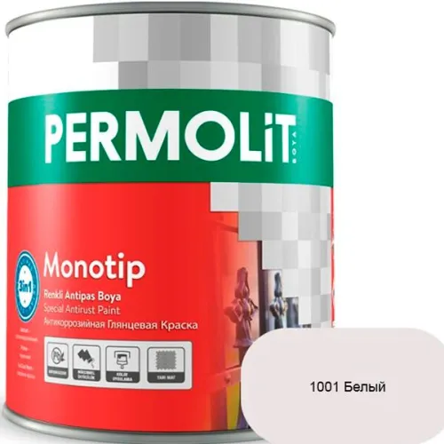 MONOTIP 0.75л краска глянц антикоррозионная 3в1 parlak темно-коричневый PERMOLIT купить в Санкт-Петербурге