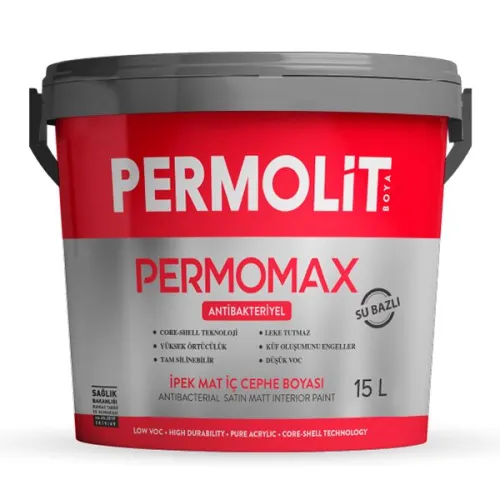 PERMOMAX 15л база TR краска антибактериальная интерьерная шелк/мат PERMOLIT купить в Санкт-Петербурге