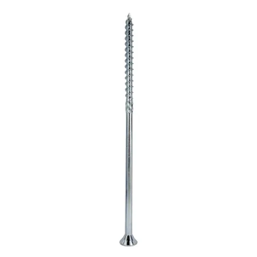 Упаковка шурупов конструкционных Finka Timber Screws CS 8.0x200TX40 голубой цинк, потай 50шт/уп купить в Санкт-Петербурге