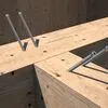Шуруп для дерева 6х120 белый цинк цилиндр.головка 25шт/уп HOLZTECHNIC/ROTHOBLAAS купить в Санкт-Петербурге