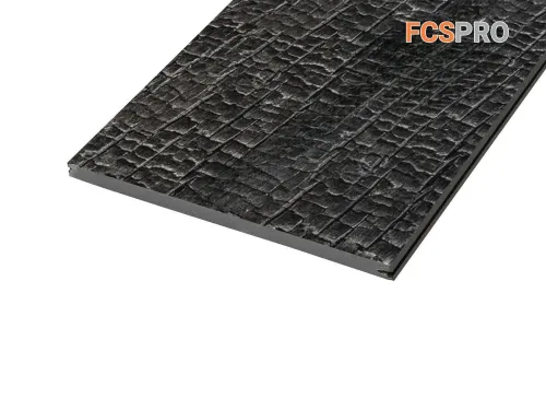 FCS Фиброцементный сайдинг Декор Вуд Лайн 3000х190х10мм 0.57м2 Угольное купить в Санкт-Петербурге