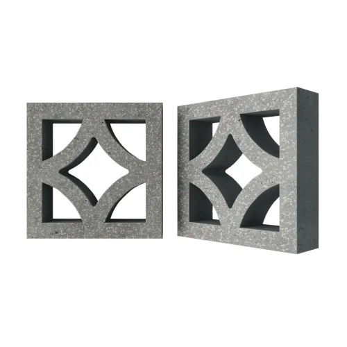 Блок архитектурный шлифованный Stone (Стоун)-50 LUX серый 250х250мм Nokkel купить в Санкт-Петербурге