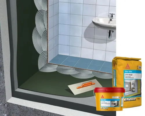 Sika-101a 20кг Смесь гидроизоляционная сухая купить в Санкт-Петербурге