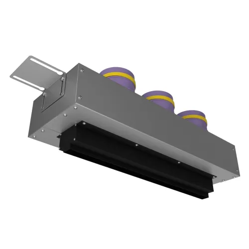 Щелевой диффузор в гипрок с КСД на 3 прямых выхода VPNDG/F 500х25/90х3 Provent Provent купить в Санкт-Петербурге