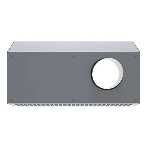 Решетка фасадная комбинированная приточно-вытяжная IOS 160G серый 7024 Provent купить в Санкт-Петербурге