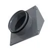 Решетка фасадная с колпаком STF 160G серый 7024 Provent купить в Санкт-Петербурге