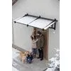 Козырек ЛОФТ двойной черный (ПК монолитный 4мм темный) 215.2х99.3см 16.45кг купить в Санкт-Петербурге