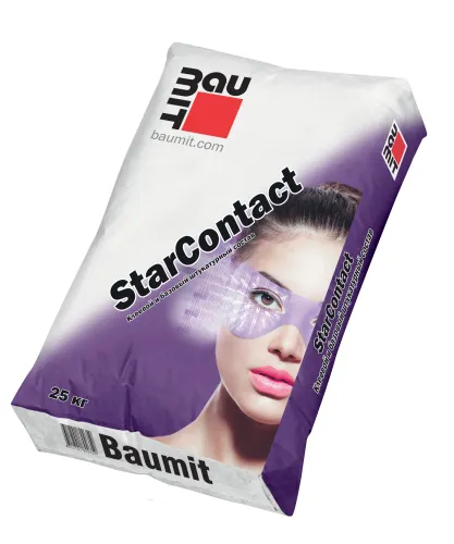 StarContact 25 кг Универсальный клеевой и базовый штукатурный состав Baumit купить в Санкт-Петербурге