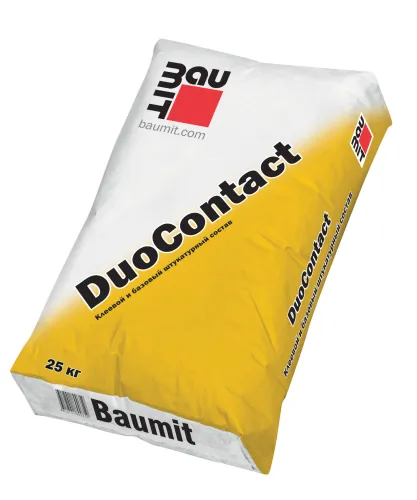 DuoContact 25 кг Универсальный клеевой и базовый штукатурный состав Baumit купить в Санкт-Петербурге