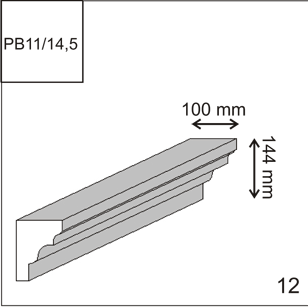 PB 11/14.5 Декоративный архитектурный элемент