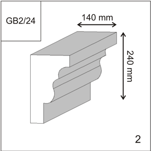 GB 2/24 Фасадный архитектурный декор